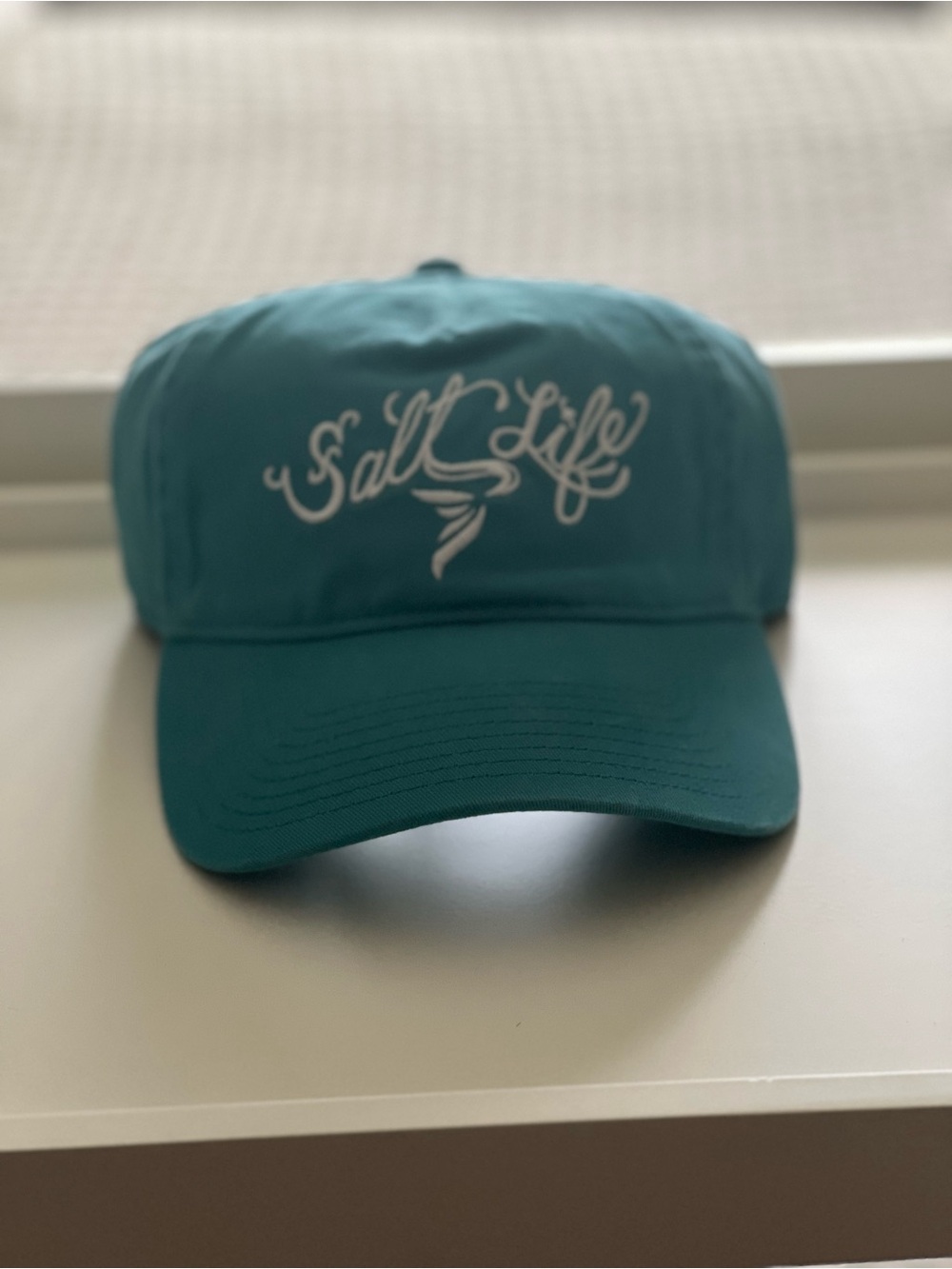 Salt Life Sea Green Baseball Cap - Embroidered Logo